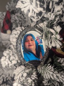 Christmas Memorial Portrait Ornament