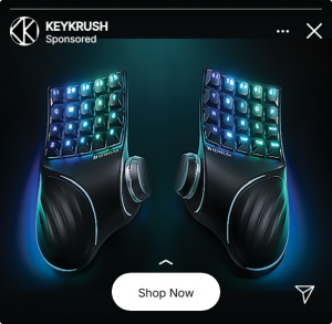 KEYKRUSH Instagram Ad -Mockup